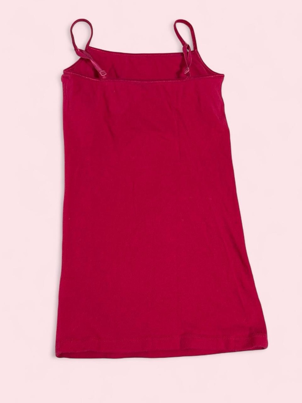 Aeropostale Y2K Butterfly Bright Pink Women's Stretch Cotton Camisole Tank - Picture 3 of 6